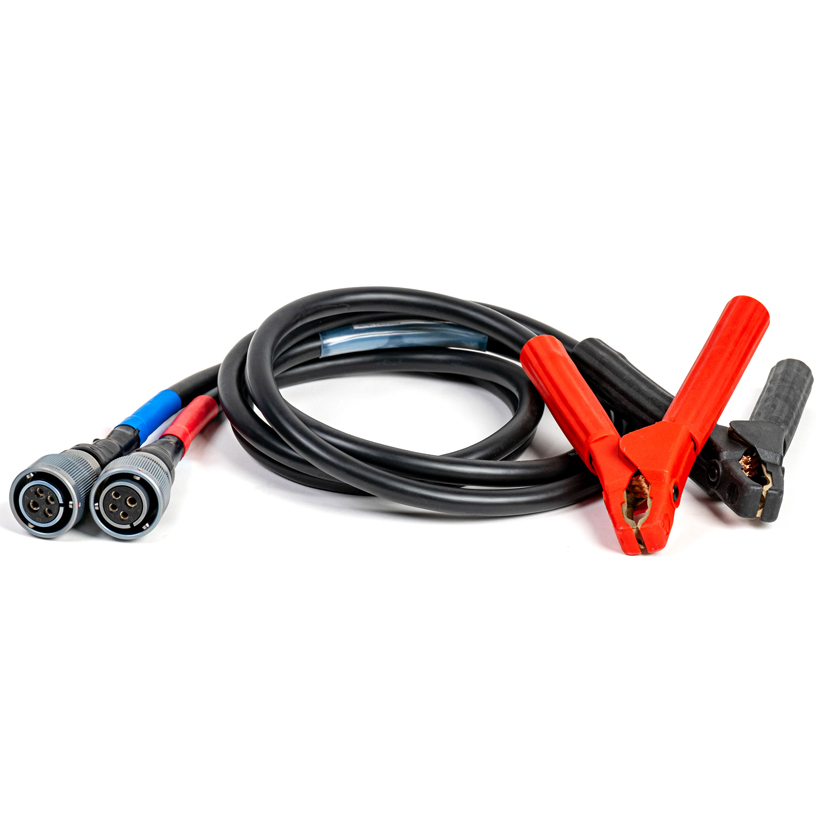 022A/B - Battery charging cable set with clamps